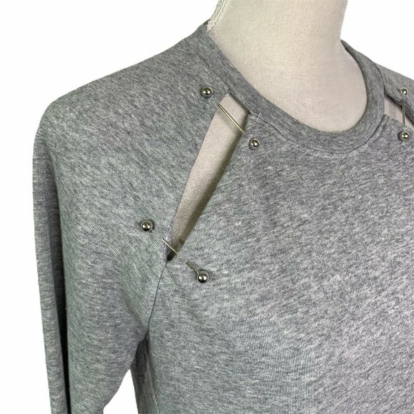 Rachel Roy - Cut Out Front Crew Neck Sweater - Picture 3 of 9